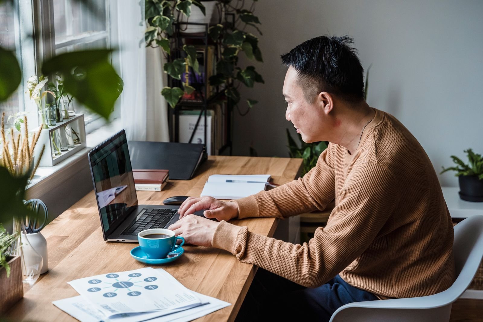A person building confidence for their first freelance profile